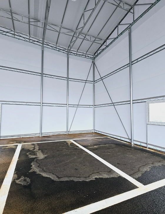 그린천막 시공 이미지